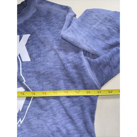 Pink Victorias Secret 5th & Ocean Oversized Sweatshirt Blue UConn Huskies Small - Picture 3 of 6